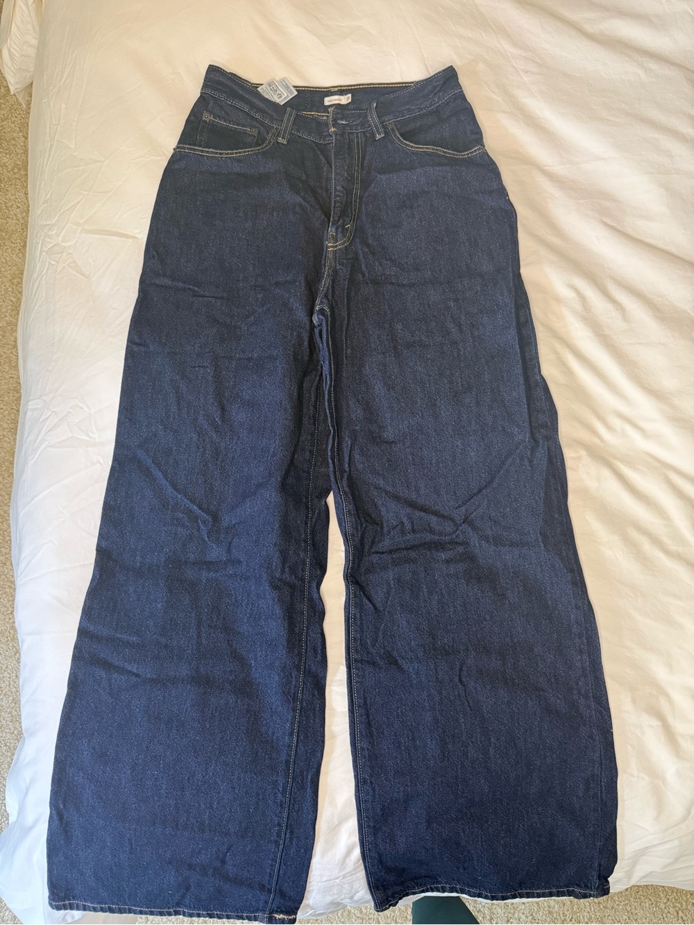 Levi’s Cinch Baggy Jeans W28 L31 Dark Indigo Brand New Wide Leg